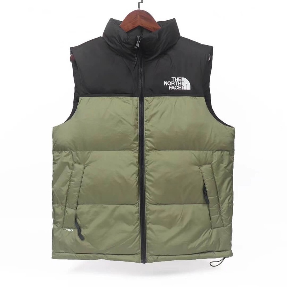 New The North Face Puffer Nuptse vest olivegreen |700 series| unisex, Small